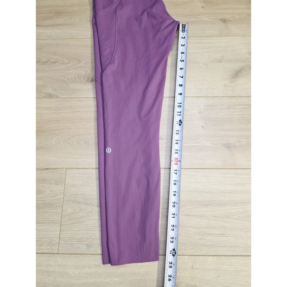 Lululemon Fast Free High Rise Tight Women's Size 8 Solid Purple 25